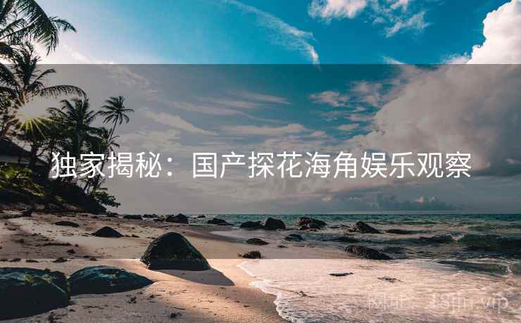 独家揭秘:国产探花海角娱乐观察 独家揭秘:国产探花海角娱乐观察
